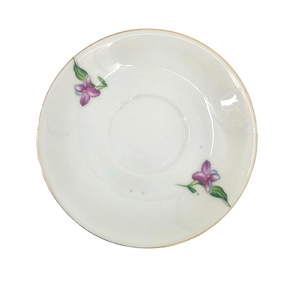 Vintage Violet Teacup and Saucer set for 2 - Made in Japan - Picture 7 of 11